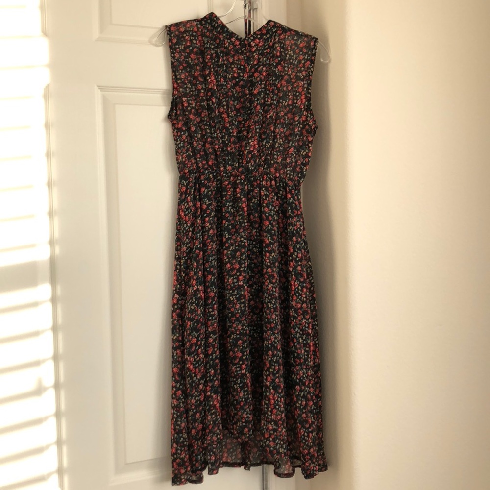 Whimsical floral maternity dress